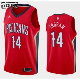 Barn New Orleans Pelicans Tröja Brandon Ingram 14 2020-2021 Jordan Brand Statement Edition Swingman